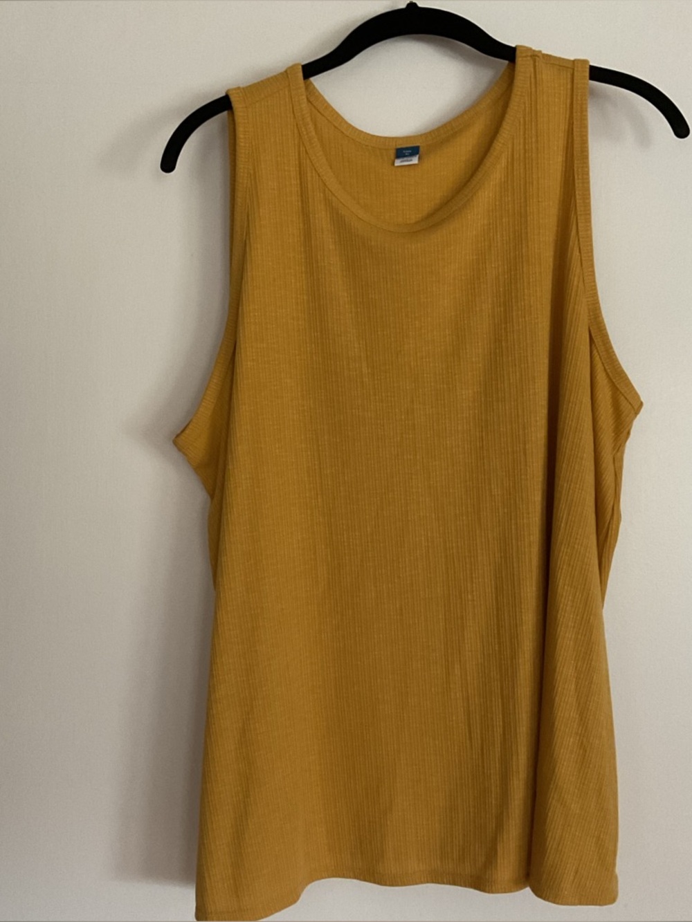 Old Navy Mustard Ribbed Tank Top